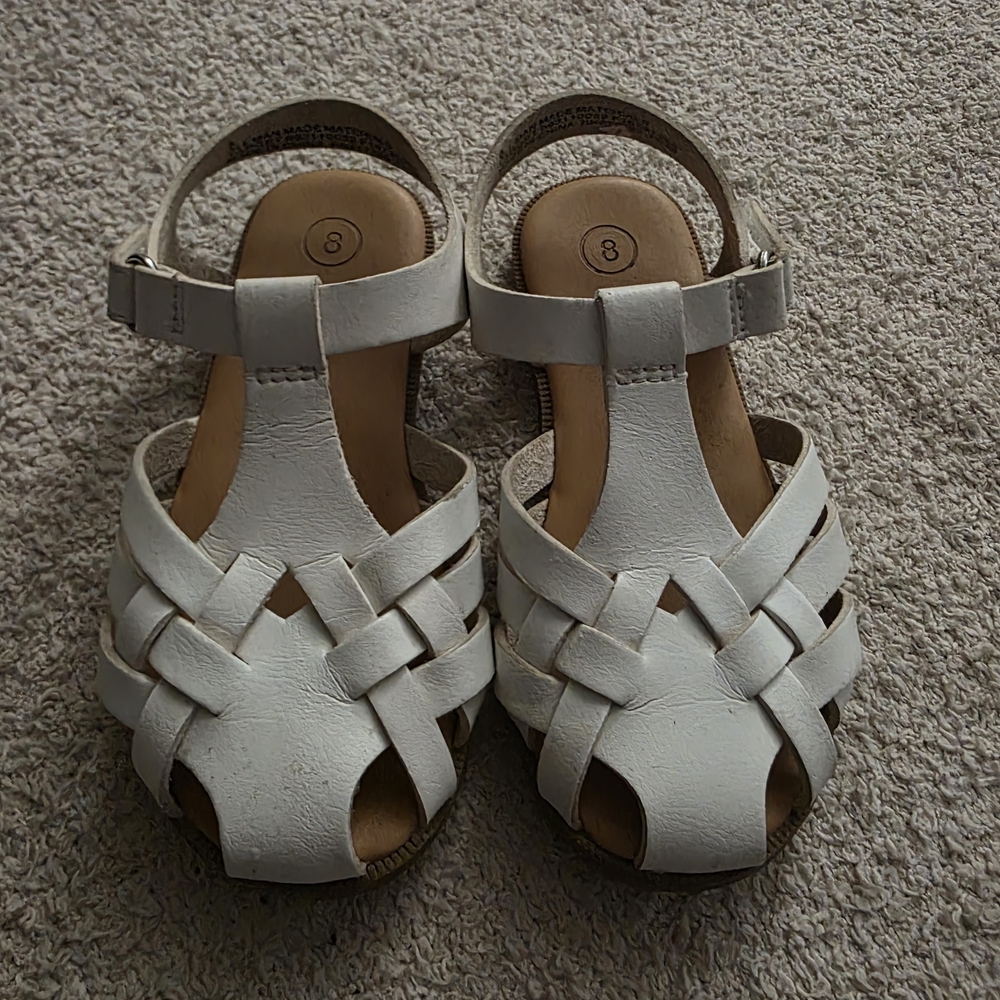 White Strappy Sandals